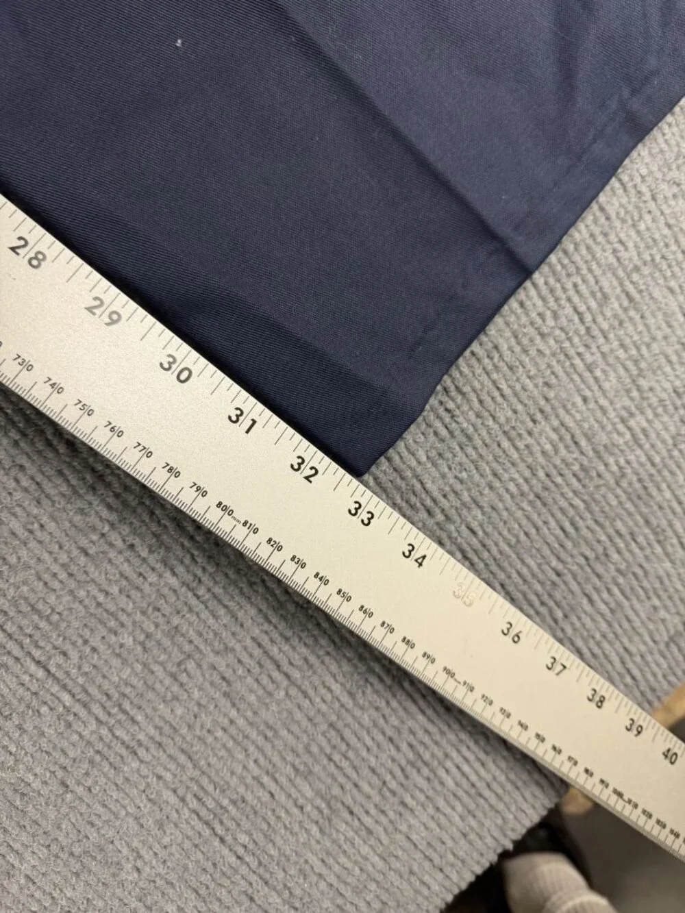 Aramark Mens Navy Blue Work Pants 36x34 Stretch Waistband